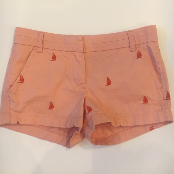 J. Crew “ broken in” nautical shorts Size 4 - Picture 6 of 10